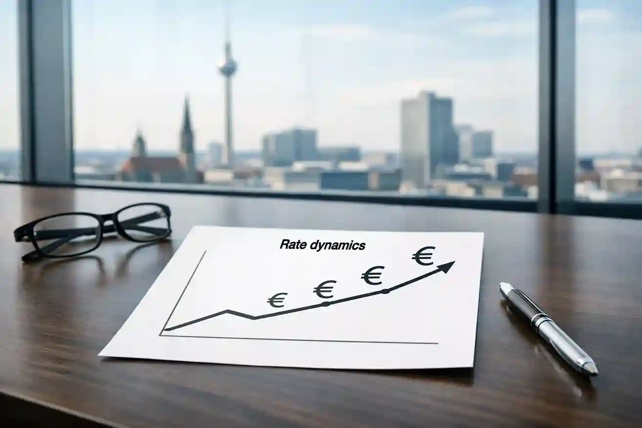 Deutscher Sportwettenmarkt mit symbolischen Euro-Zeichen und Wachstumsgrafik